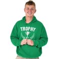 thumbnail image 5 of Trophy Husband Best Partner Hubby Hoodie Hooded Sweatshirt Men Brisco Brands S, 5 of 6