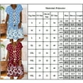 thumbnail image 2 of Womens Plus Size Floral Short Sleeve Midi Dresses Summer V Neck Beach Sundress, 2 of 2