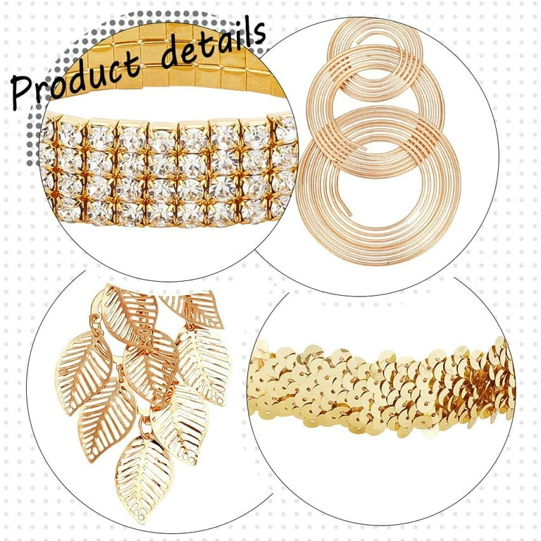 Disco Bangle Bracelets Multi Costume Accessories Female Disco Bangle Bracelets Multi Costume Accessories Female