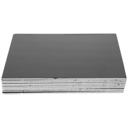NICEXMAS 10Pcs Foams Board Sheets Black PVC Arts and Crafts for Artists