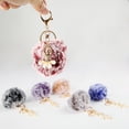 thumbnail image 3 of Naierhg Dancing Angel Keychain Pendant Women Key Ring Holder Pompom Bag Ornament, 3 of 8