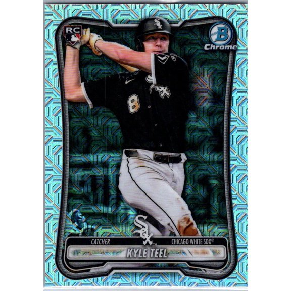 Collectible 2026 Bowman Chrome Kyle Teel #19 Mojo Refractor RC Baseball Card Chicago White Sox MLB Baseball Trading Card