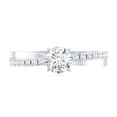 thumbnail image 4 of Rosec Jewels Certified Lab Diamond Solitaire Promise Ring for Women - 1/2 Carat - EF-VS Quality, 18K White Gold, US 11.00, 4 of 8