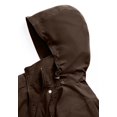 thumbnail image 5 of Woman Within Plus Size Fleece-Lined Taslon Anorak, 5 of 6