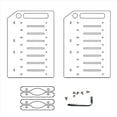 thumbnail image 2 of 3pcs 3.5 Inch HDD Hard Drive Cage 8X3.5 Inch HDD Cage Rack DIY Hard Disk Case for BTC Mining Computer Storage Expansion,3 x Hard Drive Cage Rack,transparent, 2 of 8