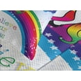 thumbnail image 4 of Ambesonne Fantasy Quilted Bedspread Set 3 Pcs, Unicorn Rainbow Fantasy, King Size, Multicolor, 4 of 5