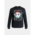 thumbnail image 5 of The Nightmare Before Christmas Men's Jack Skellington Light Up Graphic Sweatshirt, Sizes XS-3XL, 5 of 5