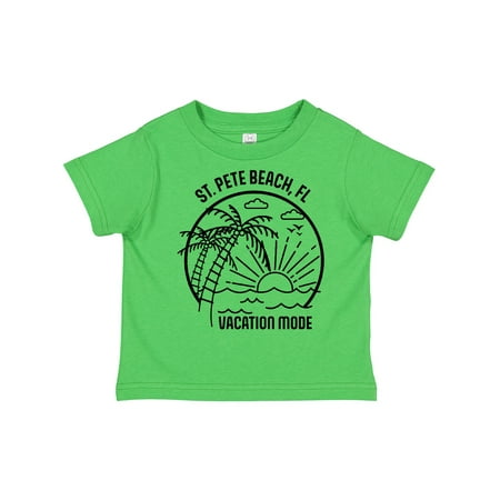 

Inktastic Summer Vacation Mode St. Pete Beach Florida Gift Toddler Boy or Toddler Girl T-Shirt
