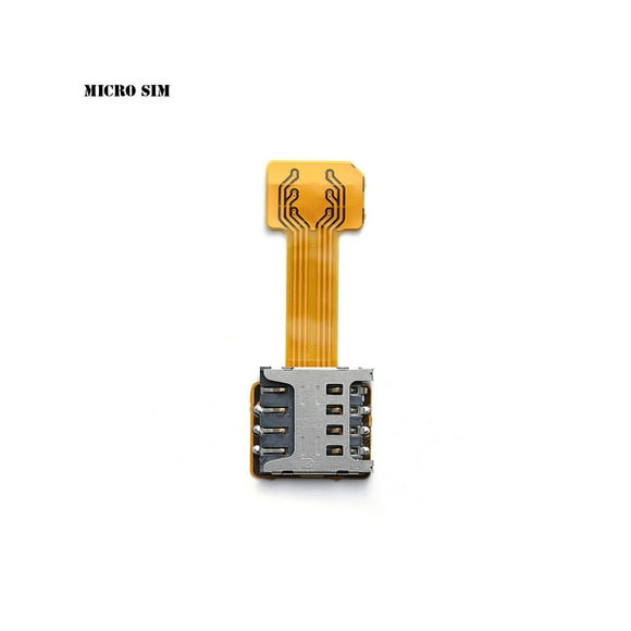 TF Hybrid Sim Slot Dual SIM Card Adapter Micro SD Extender for Android Phone- Micro Sim