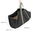 thumbnail image 2 of Sac de Transport en Toile avec Poignées pour Cheminée Foyer Extérieur Camping Porte-Bûches Résistant à l'Eau pour Intérieur, 2 of 9