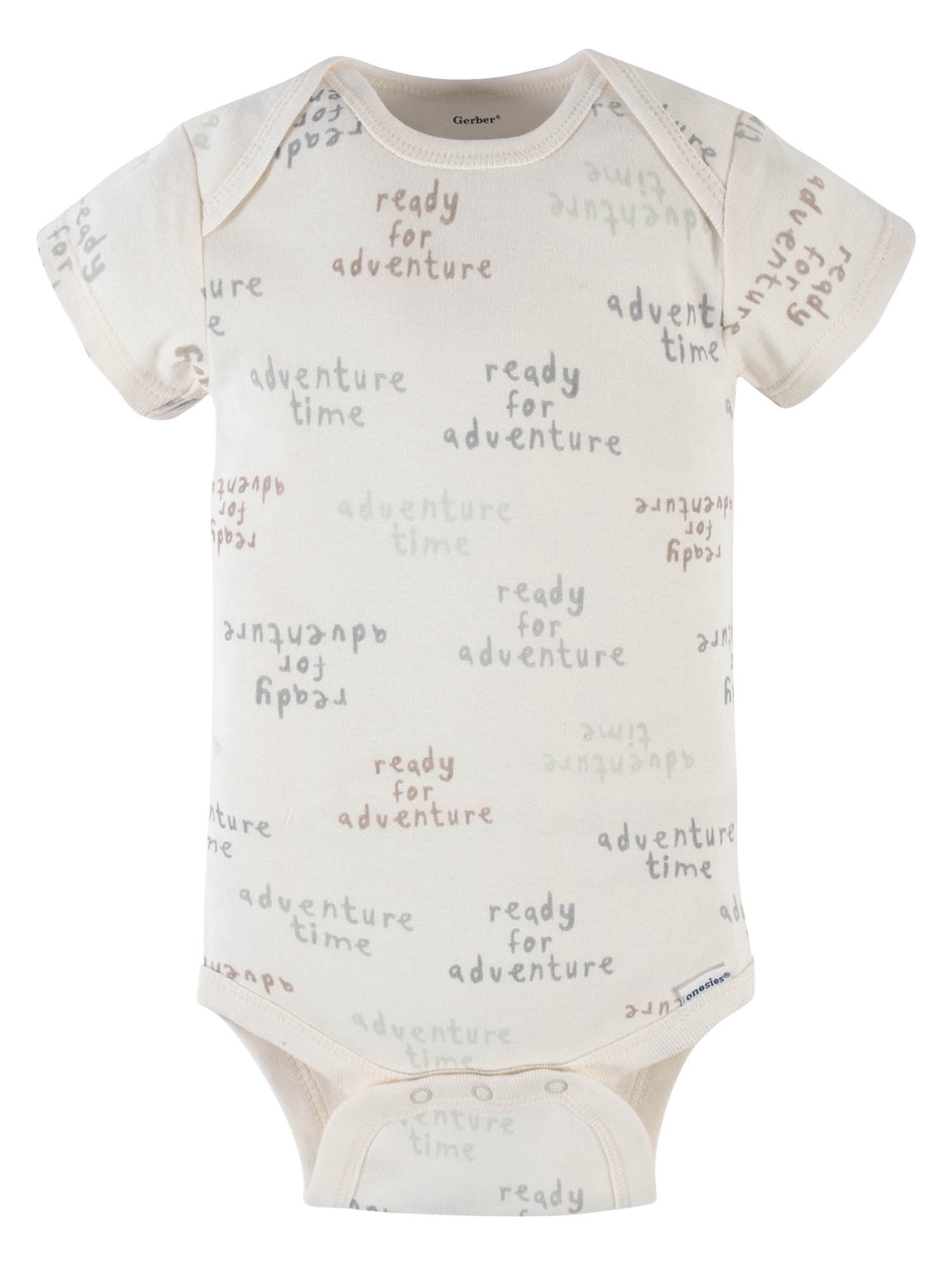 Gerber Baby Boy Short Sleeve Onesie Bodysuits, 5-Pack (Preemie-24 Months)