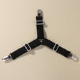 thumbnail image 4 of 2PCS Adjustable Bed Sheet Fasteners Corner Gripper Holder Clips Elastic Sheet Band Straps, 4 of 9