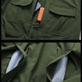thumbnail image 3 of gbyLJF Men's Short Sleeve Shirts Military Work Fishing Shirts Button Down Breathable Outdoor Hiking Tops, 3 of 7