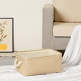 thumbnail image 5 of Unique Bargains Fabric Storage Cube Storage Bin Storage Basket Beige 14*10*7in, 5 of 7
