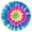 Colorful Rainbow Tie, variant on Colorful Tie Dye Mandala Pattern Round Fitted Tablecloth with Elastic Edge,Dining Table Cover Waterproof,Outdoor Round Tablecloth for Camping,Dining,Indoor and Outdoor