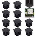 thumbnail image 1 of Tapa para tubo cuadrado 20x20 mm Tapa de extremo de tubo cuadrado negro Tapa de plástico para tubo cuadrado Tapa de extremo de listón cuadrado Tubo de silla sólida Tapa de extremo de pata de mesa, 1 of 5