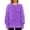 C-Purple293, variant on DHFJKG Fashion Knit Sweaters For Women Long Sleeve Crewneck Pullover Soft Comfortable Fall Casual Solid Color Loose Fit Sweater Trendy Tops