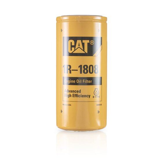 Filtro de aceite Caterpillar 1R1808 Advanced Efficiency, paquete de 1