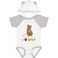 thumbnail image 3 of Inktastic I Love Rats Boys or Girls Baby Bodysuit, 3 of 5