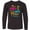 AB-Black, variant on Inktastic Spring Break the Beach is My Happy Place Long Sleeve Youth T-Shirt