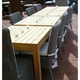 thumbnail image 2 of Padma's Plantation Rustic Teak Outdoor Dining Table 31.5 X 31.5, 2 of 9