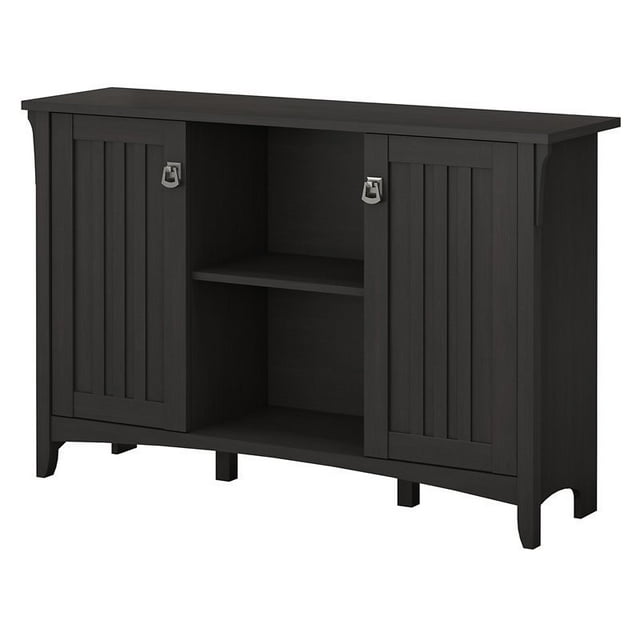Pemberly Row Armoire de Rangement avec Portes en Noir Vintage