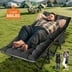 XL-Black Cot with Mattress