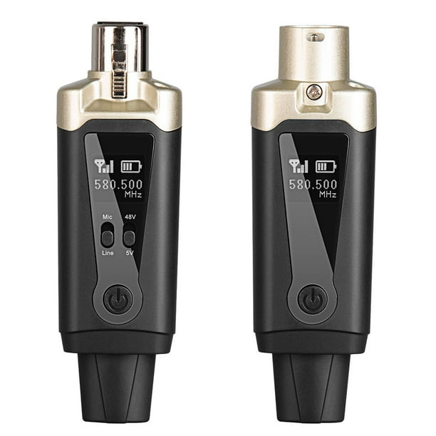 Receptor transmisor inalámbrico Ndcxsfigh para micrófono UHF 500-980MHz