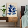thumbnail image 5 of Blue Leaf Skeleton Cyanotype Canvas Print, Suitable for Living Room, Bedroom, Office, Hallway, Bathroom, 5 of 8