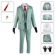 thumbnail image 1 of Disfraz de Anime Spy X Family Loid Forger, traje verde claro, peluca rubia, sombrero, traje Crepúsculo, camisa, corbata, ropa para hombre, HalloweenXXXL Gao Jinjia LED, 1 of 2