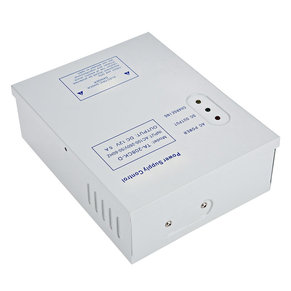 Worldwide Voltage AC 110-240V to DC12V/5A Power Supply For Access Control System 
