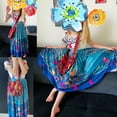 thumbnail image 2 of Mirabel Costume Dress Girls Dress Up Birthday Halloween Cosplay +Wig, 2 of 6