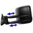 thumbnail image 2 of DNA Motoring For 99-06 Silverado Sierra Driver Left LH Side Telescopic Extendable Towing Mirror Manual, 2 of 6