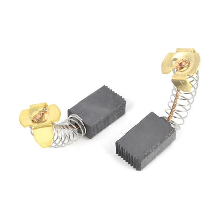 2-Pack Electric Drill Carbon Brushes - Spring Type 12.5x7.5x6.6mm Motor Replacement Parts