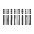 thumbnail image 2 of Kalimba Pegatina Kalimba Pegatina Tnstrumento Musical Kalimba 21 Key Sticker Thumb Piano Calcomanías Escala Logo Pegatinas (Gris Negro), 2 of 3