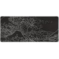 thumbnail image 6 of Black and White Japanese Waves sea Mouse Pad Extended Gaming Mouse Pad 35.4x15.7 in Large Non-Slip Rubber Base Desk Protector with Stitched Edges Japanese Full Desk Mousepad XXXL, 6 of 6