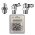 thumbnail image 1 of Utah Tire Kit de accesorios de grasa de acero inoxidable SAE de 1/4 pulgadas, 4 piezas rectas, 4 piezas de 90 grados, 4 piezas de 45 grados en ángulo, accesorios de grasa hidráulica, surtido de nippel, 1 of 1