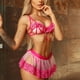 thumbnail image 1 of ICHUANYI Clearance Ladies Sexy Temptation Underwear Embroidered Lace Mesh Suspenders Pajamas(Red, XL) Ichuanyi Ichuanyi, 1 of 7