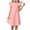 Pink, variant on felwors Toddler Girls Dress Ruffle Sleeve Girl Solid Color Dresses Casual Outfits Summer Sleeveless Nightdress(Yellow,5-6 Years)