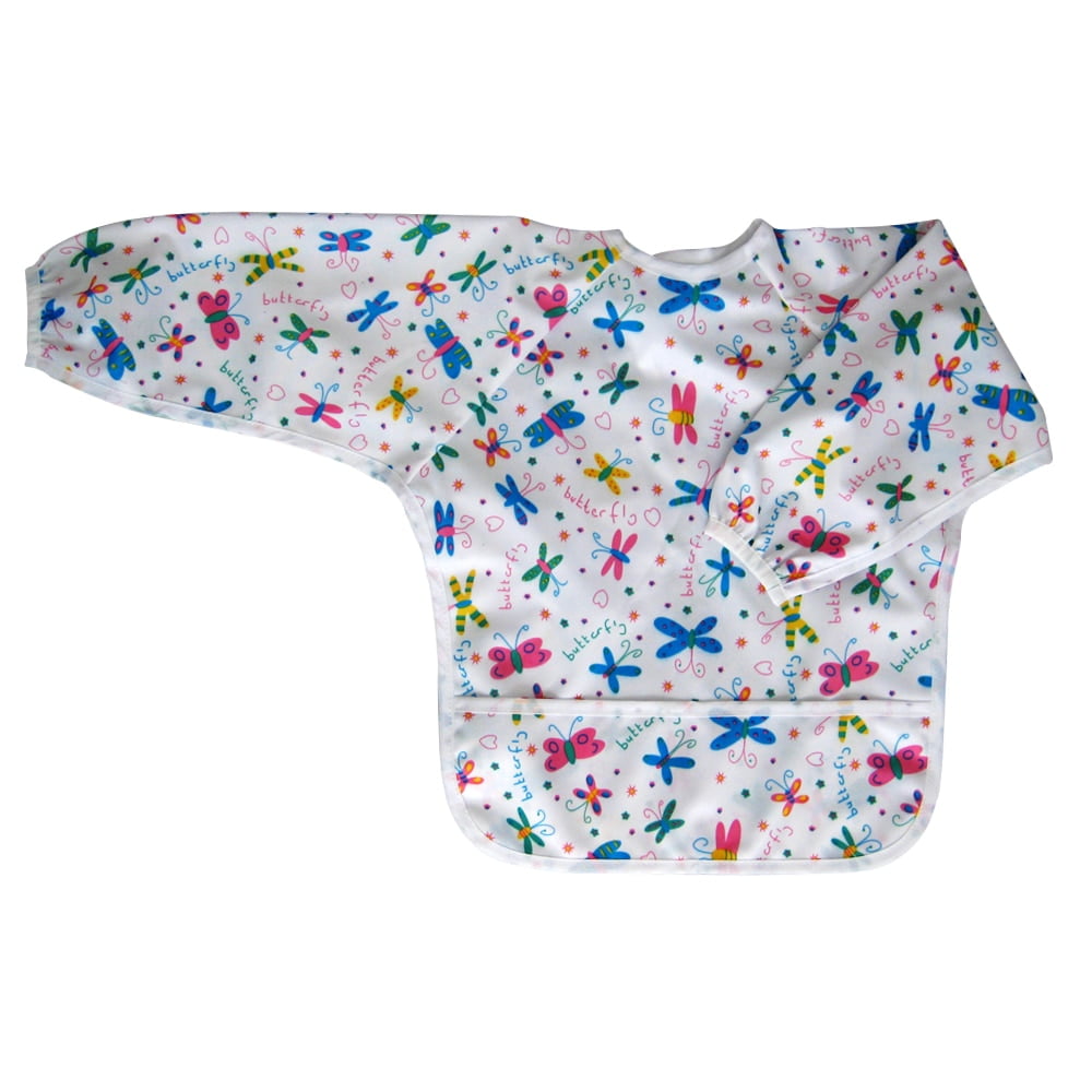 Ecoable Art Smock for Kids Long Sleeve Bib or Paint Smock for Kids