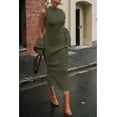 thumbnail image 3 of Conjunto de Vestido de Punto de 2 Piezas para Mujer PRETTYGARDEN Talle XL, 3 of 8