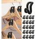 thumbnail image 2 of Flocking Hanger Hooks Space Saver Duty Clothes Hangers Hooks, 2 of 5