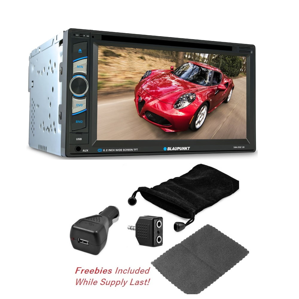 Blaupunkt 6.2" Touchscreen DVD Receiver with Bluetooth (SanJose120