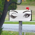 thumbnail image 4 of GZHJMY Beautiful Women Eyes Magnetic Mailbox Cover Standard Size Mailbox Wraps MailWraps Post Letter Box Cover Garden Yard 21 x 18 in Home Decor, 4 of 7