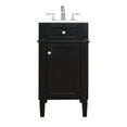 thumbnail image 3 of 18 inch single bathroom vanity in Black, 3 of 8