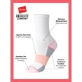 thumbnail image 4 of Hanes Women's Absolute Comfort Crew Socks, 4-Pack, Size 5-9, 4 of 5