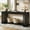 Black, variant on 70.9-Inch Extra Long Entryway Table, Farmhouse Sofa Console Table with Vertical Stripe Legs
