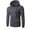 Dark Gray, variant on lmcalzta Hoodies for Men Zip up Slim Fitted Sweatshirts with Pockets Fall Winter Solid Color Casual Workout Cardigan