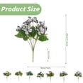 thumbnail image 3 of Artificial Butterfly Flower 11.4 Inch 3D Printed Flower Arrangement Realistic Simulation Wedding Aisle Stage Decor Valentine decorations indoor, 3 of 6