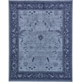 thumbnail image 1 of Unique Loom la Jolla Collection Tapis Traditionnel, 8 x 10 Pieds, Bleu/bleu Marine, 1 of 2